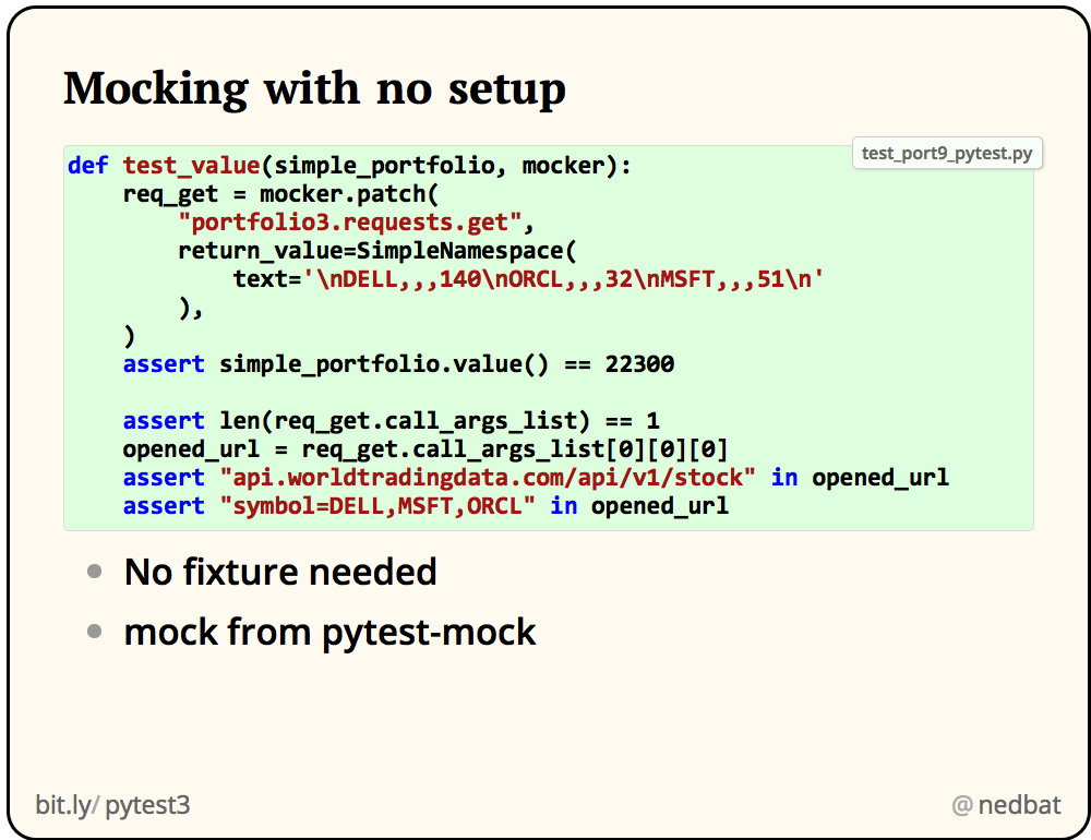 Pytest Mocking