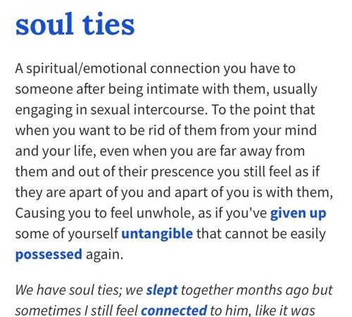 Soul Ties Meaning