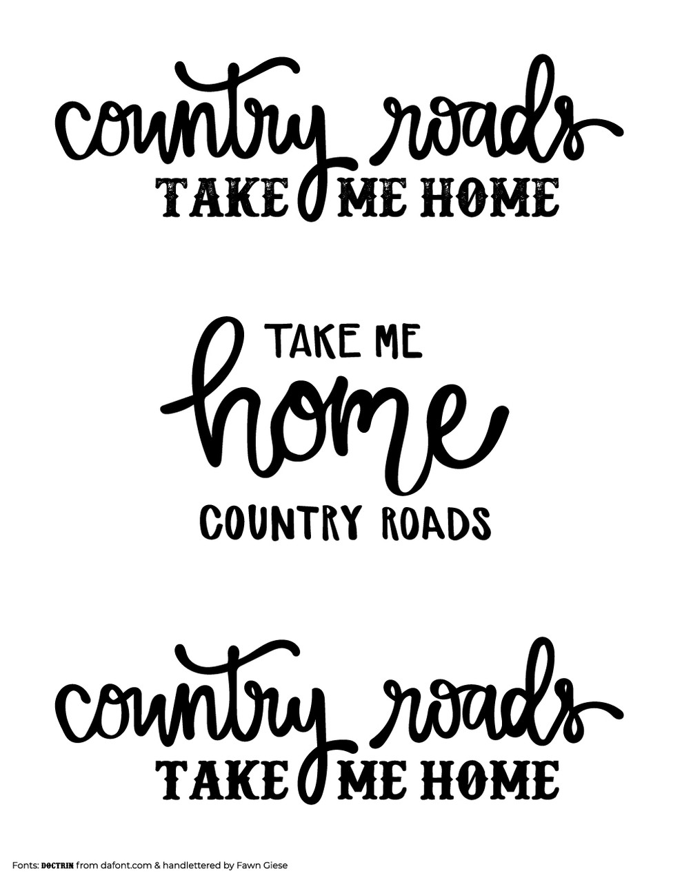 Country Road Take Me Home