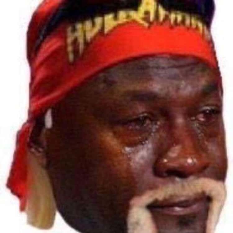 Crying Michael Jordan