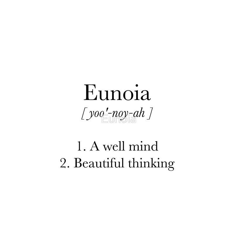 Eunoia Meaning