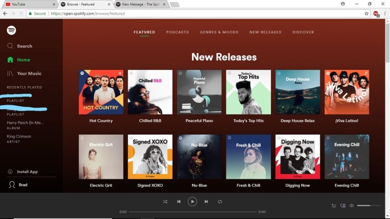 Spotify Web Player